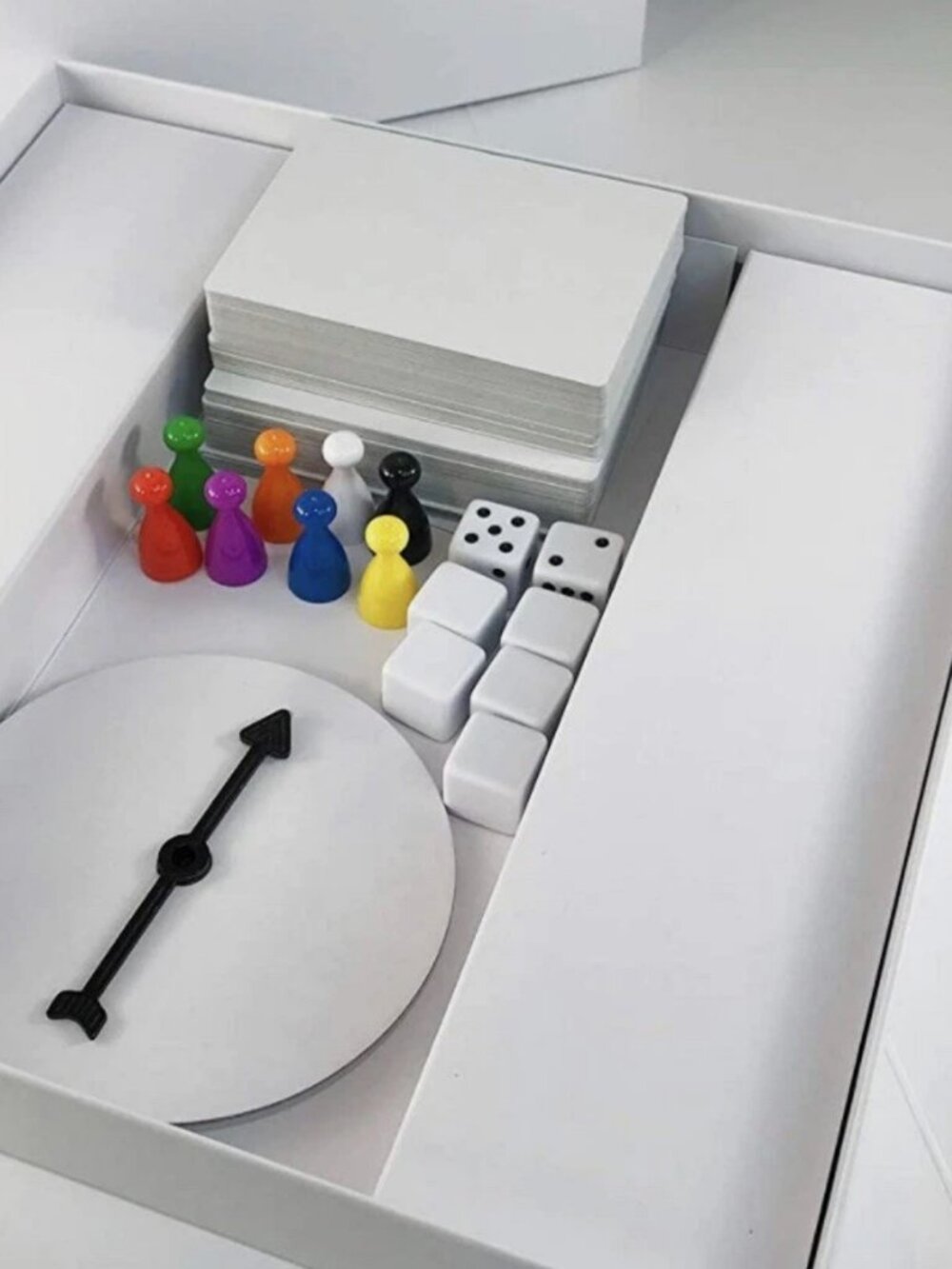 Board Game, Blank Game Box & Accessories DIY Kit Create Your Own Board Game NEW!